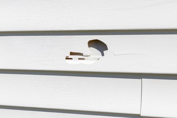 Cost of White Vinyl Siding Repair in Brentwood